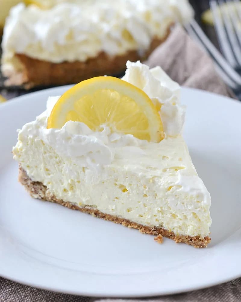Citromos sajttorta pite (keto) recept fotója