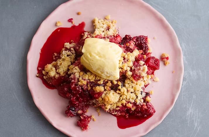 Bogyós-almás morzsasüti