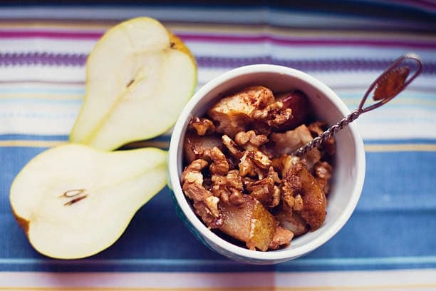 Körtés-diós zabkása