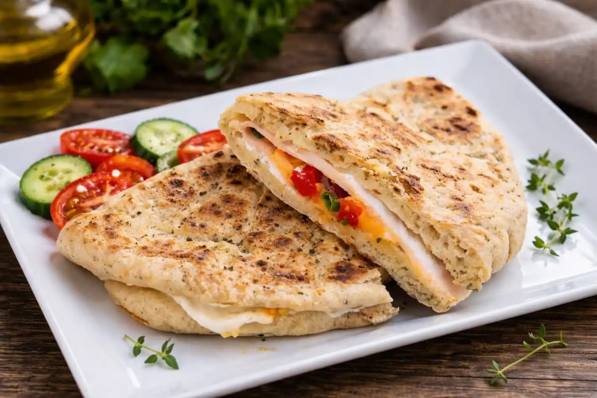 Sonkás-sajtos zablepény recept fotója